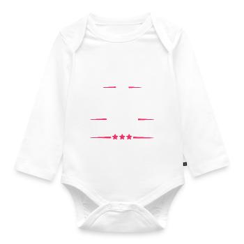 la femme parfaite est aide-soignante - Body Bébé bio manches longues - blanc - Devant