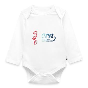 Born in 1973 - Limited Edition - Birthday - Organic Longsleeve Baby Bodysuit - white - Front
