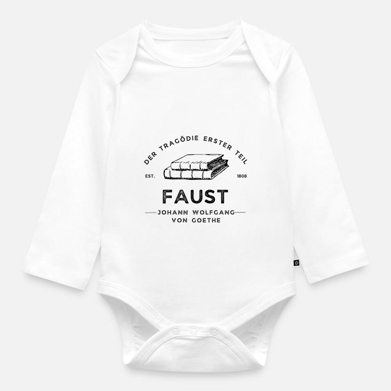 Faust. Der Tragödie erster Teil - Baby Bio-Langarm-Body - Weiß