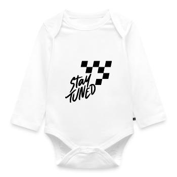 Das Ziel ist der Erfolg! - Baby Bio-Langarm-Body - Weiß - Vorne