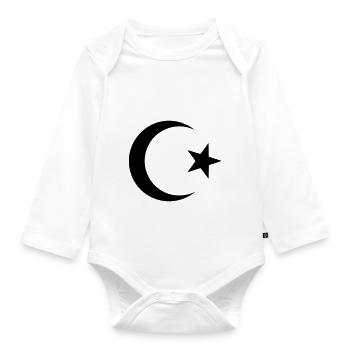 Islam - Baby Bio-Langarm-Body - Weiß - Vorne