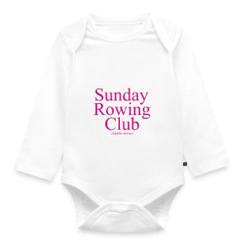 Sunday Rowing Club - Aviron - Rameurs - Rameurs - Body Bébé bio manches longues - blanc - Devant