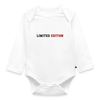 Limited Edition - Baby Bio-Langarm-Body - Weiß - Vorne