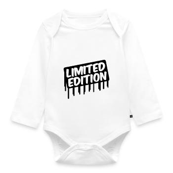 Limited Edition - Baby Bio-Langarm-Body - Weiß - Vorne