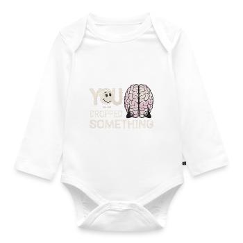 You Dropped Something 15 - Baby Bio-Langarm-Body - Weiß - Vorne