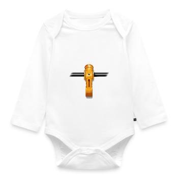 Kickers - Organic Longsleeve Baby Bodysuit - white - Front
