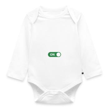 Ramadan Kareem fasten Muslim Geschenkidee - Baby Bio-Langarm-Body - Weiß - Vorne