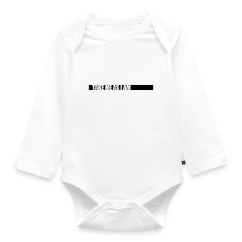 Logo Take me - Baby Bio-Langarm-Body - Weiß - Vorne