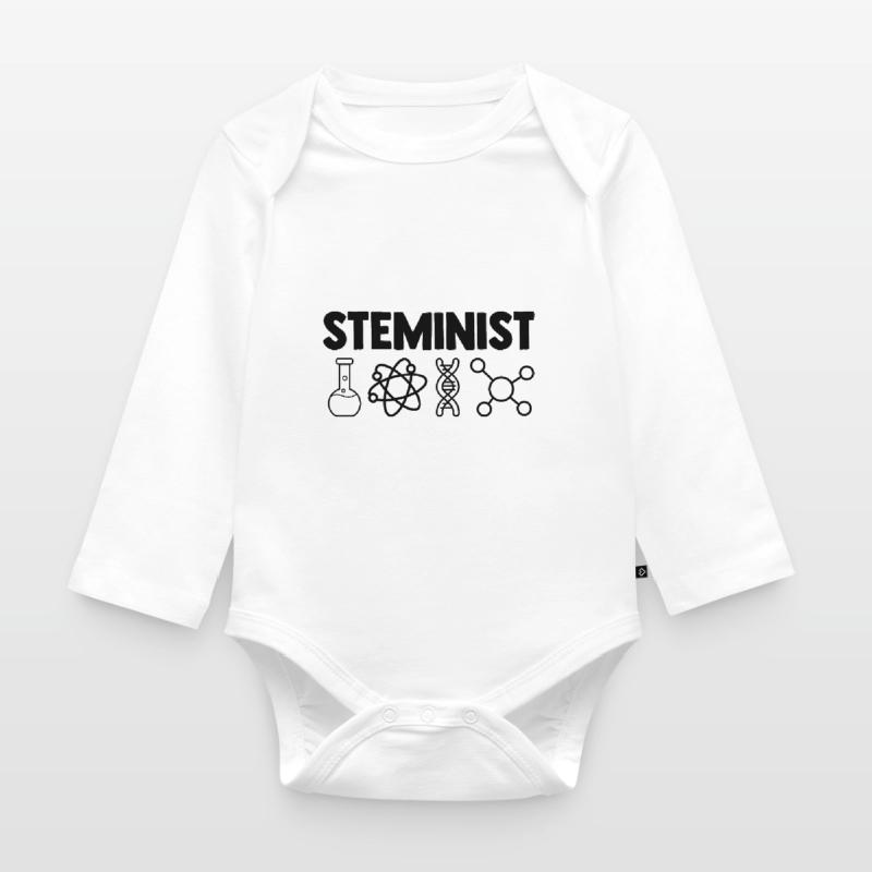Steminist Software Developer Coder Nerd Conmputer Baby Bio-Langarm-Body