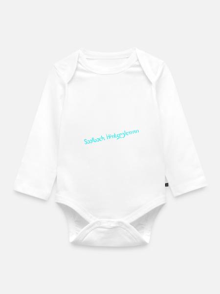 Saalbach Hinterglemm - Baby Bio-Langarm-Body - Weiß