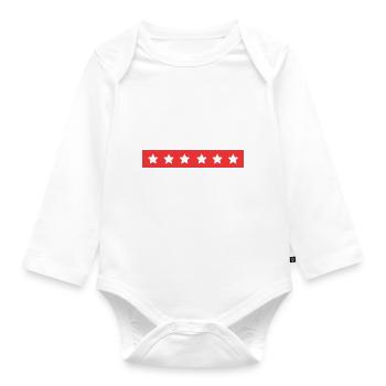 Climbing Crew - Organic Longsleeve Baby Bodysuit - white - Front