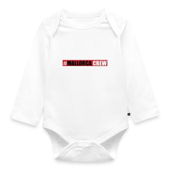 Mallorca Crew - Baby Bio-Langarm-Body - Weiß - Vorne
