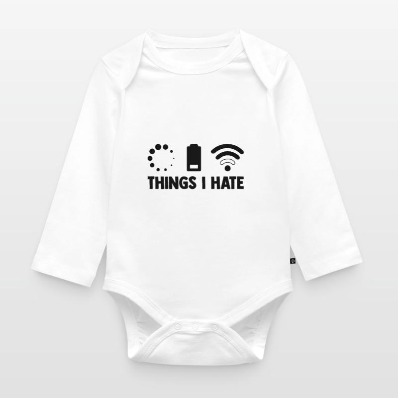 Things I Hate Programmer Coder Coding Developer So Baby Bio-Langarm-Body