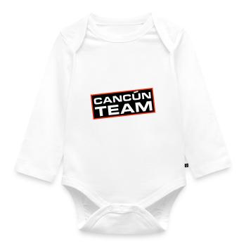 L’équipe de Cancún - Body Bébé bio manches longues - blanc - Devant