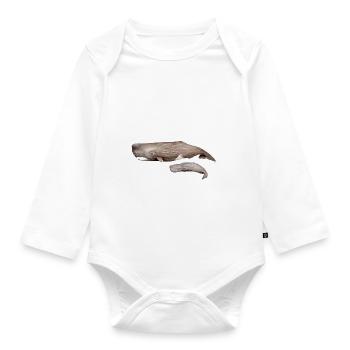 Cachalot - Cachalot - cachalots - Body Bébé bio manches longues - blanc - Devant