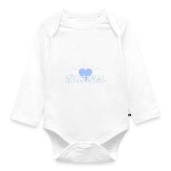 Zillertal - Baby Bio-Langarm-Body - Weiß - Vorne