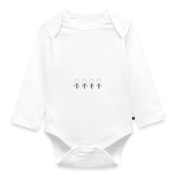 Thérapeute orthophoniste Je veux plus de discours de café - Body Bébé bio manches longues - blanc - Devant