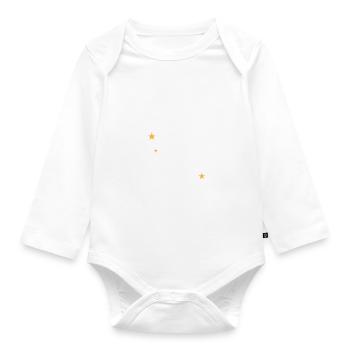 Not Grandpa's Favorite Grandchild grandkid - Organic Longsleeve Baby Bodysuit - white - Front