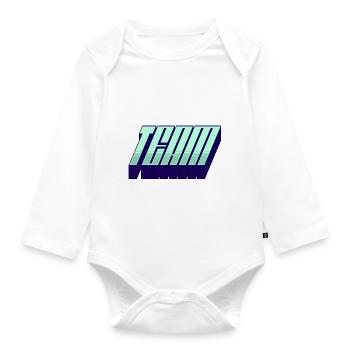 Team - Organic Longsleeve Baby Bodysuit - white - Front