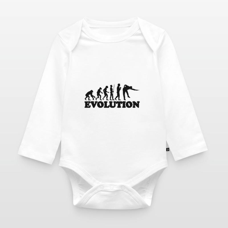 Idée Billard Billard Billard Evolution Evolution Body Bébé bio manches longues