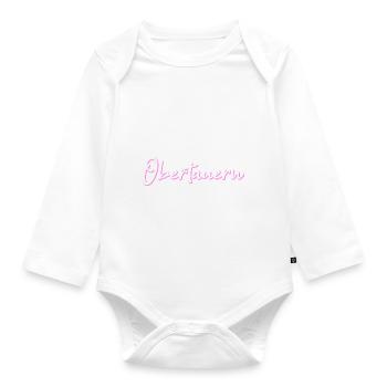 Obertauern - Baby Bio-Langarm-Body - Weiß - Vorne