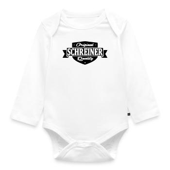 schreiner - Baby Bio-Langarm-Body - Weiß - Vorne