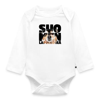 NASSU Lappari 015 - Baby Bio-Langarm-Body - Weiß - Vorne