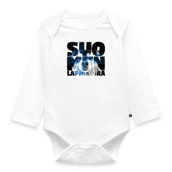 NASSU Lappari 022 - Baby Bio-Langarm-Body - Weiß - Vorne