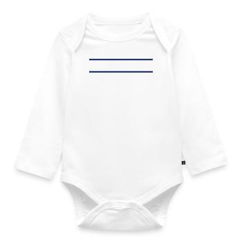SiloQueen - Organic Longsleeve Baby Bodysuit - white - Front