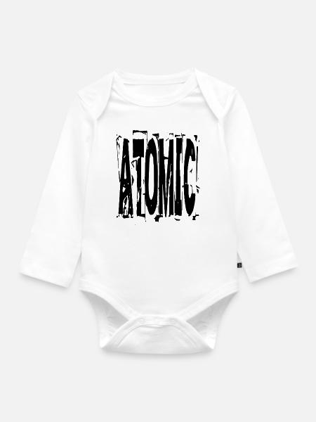 Atomic - Baby Bio-Langarm-Body - Weiß