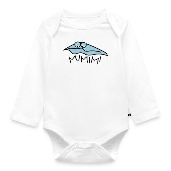 MIMIMI Jammerlappen - Baby Bio-Langarm-Body - Weiß - Vorne