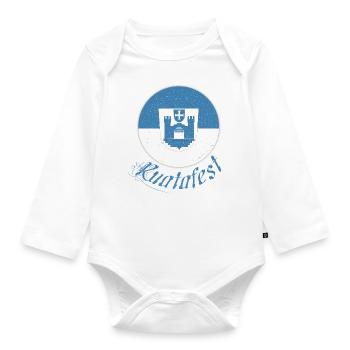 Ravensburg Rutenfest - Baby Bio-Langarm-Body - Weiß - Vorne