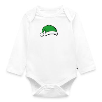 L’elfe endormi - Body Bébé bio manches longues - blanc - Devant