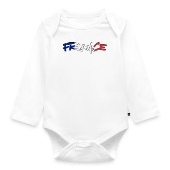 Règles de la France - Body Bébé bio manches longues - blanc - Devant