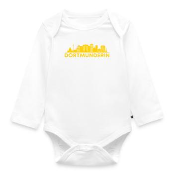 Dortmunder! Dortmund, my city! - Organic Longsleeve Baby Bodysuit - white - Front