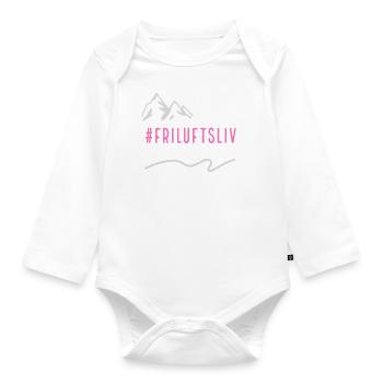 Outdoor t-shirts, Hunting and fishing, hoodies 3 - Organic Longsleeve Baby Bodysuit - white - Front