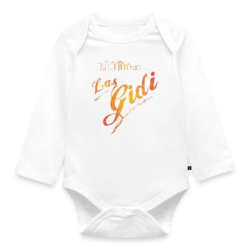 Lasgidi - a slang for Lagos - Organic Longsleeve Baby Bodysuit - white - Front