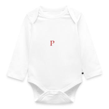 cadeau papa El padré cadeau papa fête - Body Bébé bio manches longues - blanc - Devant
