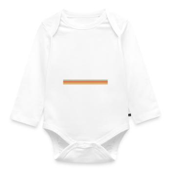 Empowerment Quotes He Is Not Your Bank Gender - Organic Longsleeve Baby Bodysuit - white - Front
