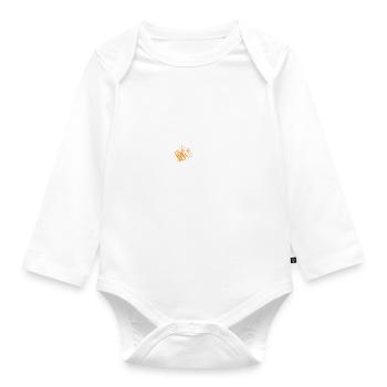 Isabella Name für Frauen Kinder Kleinkinder - Isabella - Baby Bio-Langarm-Body - Weiß - Vorne
