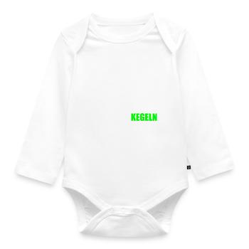 Quilles Evolution - Body Bébé bio manches longues - blanc - Devant