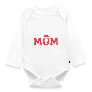Cadeaux de Noël Noël - Body Bébé bio manches longues - blanc - Devant