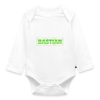 Ehering Bastian - Baby Bio-Langarm-Body - Weiß - Vorne