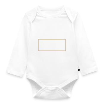 Not Mom's Favorite Child Son Daughter Sibling - Organic Longsleeve Baby Bodysuit - white - Front