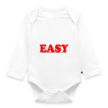 Limpin' Ain't Easy 15 - Organic Longsleeve Baby Bodysuit - white - Front
