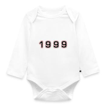 Numéro de l’année 1999 - Body Bébé bio manches longues - blanc - Devant
