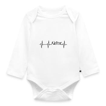 Abitur - Baby Bio-Langarm-Body - Weiß - Vorne