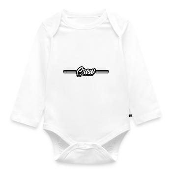 Conception de l’équipage - Body Bébé bio manches longues - blanc - Devant