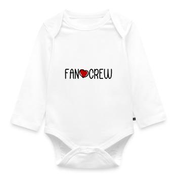 Fan Club - Baby Bio-Langarm-Body - Weiß - Vorne