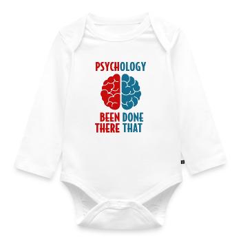 Psychology - Organic Longsleeve Baby Bodysuit - white - Front